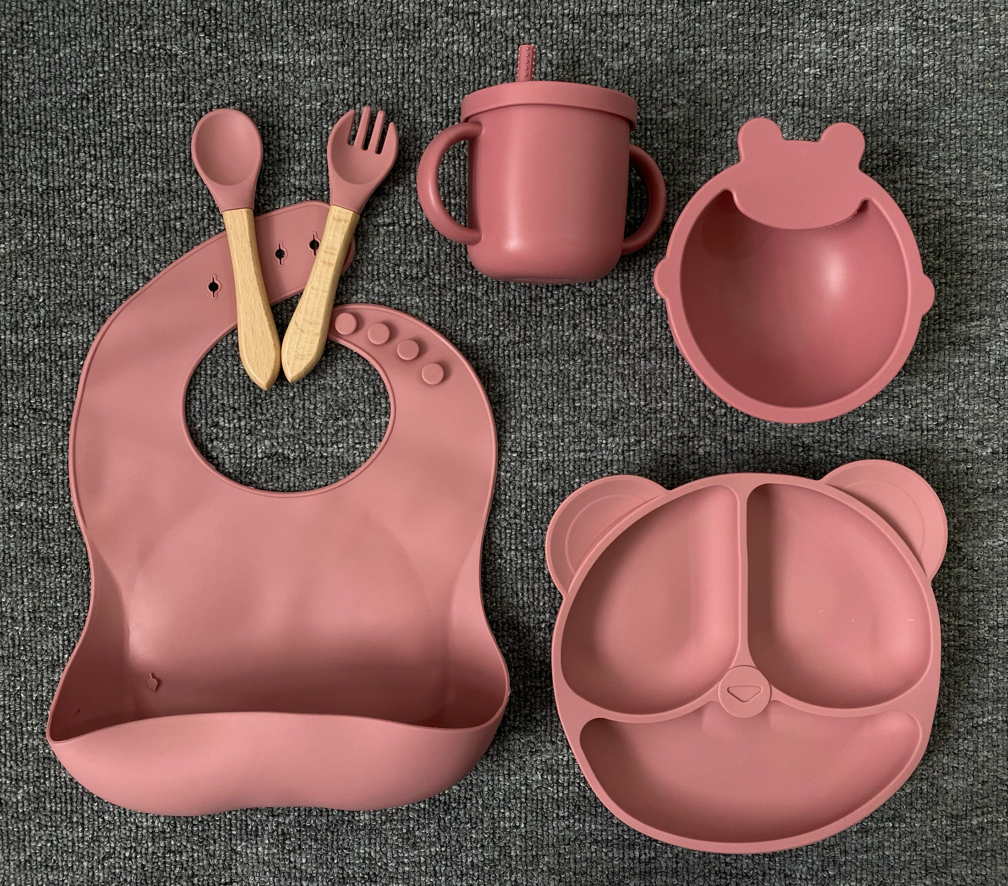 Set de Vajilla en Silicona para Bebe